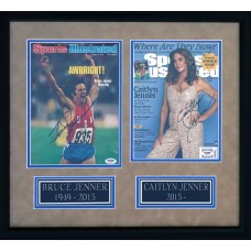 Item # 0039 - Bruce Jenner & Caitlyn Jenner - Signed Sports Illustrated Magazines - PSA/DNA