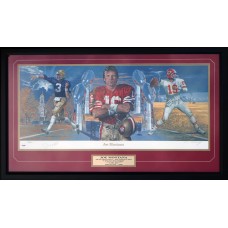 Item # 0109 - Joe Montana - Signed Lithograph - PSA/DNA - SOLD